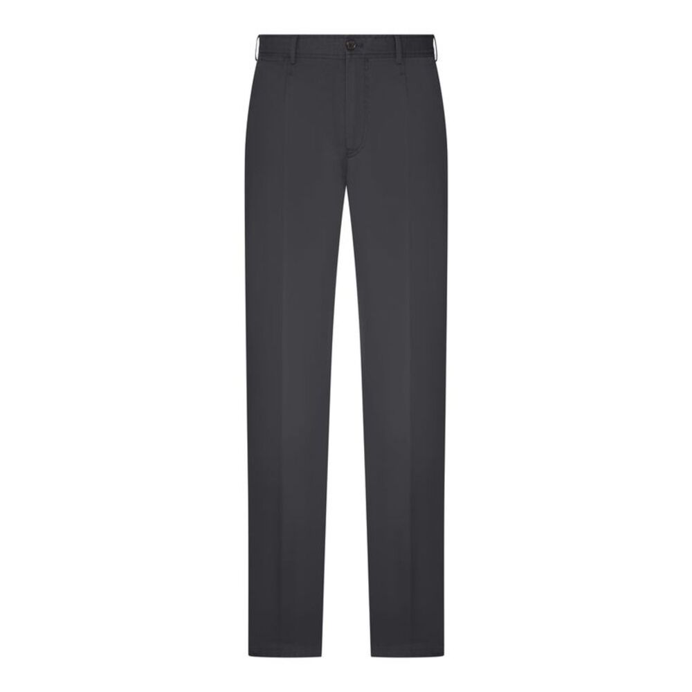 Pt Torino Men Cotton Chino Trousers With Ironed Crease